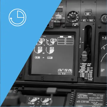 History link with picture of airplane cockpit controls