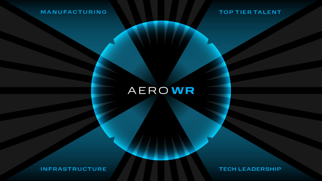 Infographic showcasing Waterloo Region's leadership in Manufacturing, Talent Generation, Infrastructure, and Tech Leadership