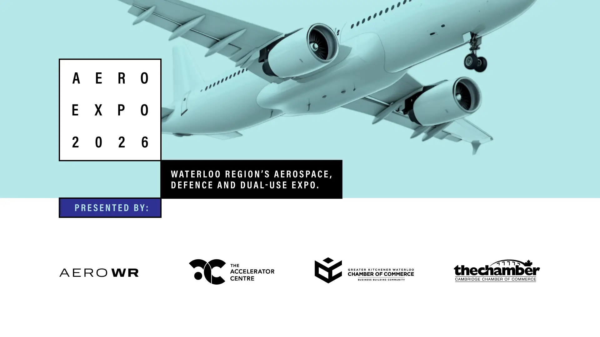 2026 Aero Expo header includes logos and airplane